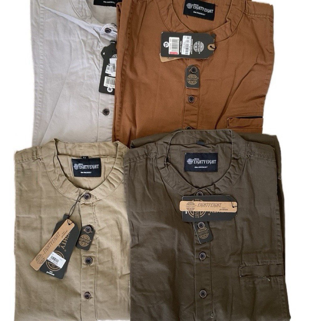 Koko Pria Eighty Eight Lengan Panjang size M,L,XL