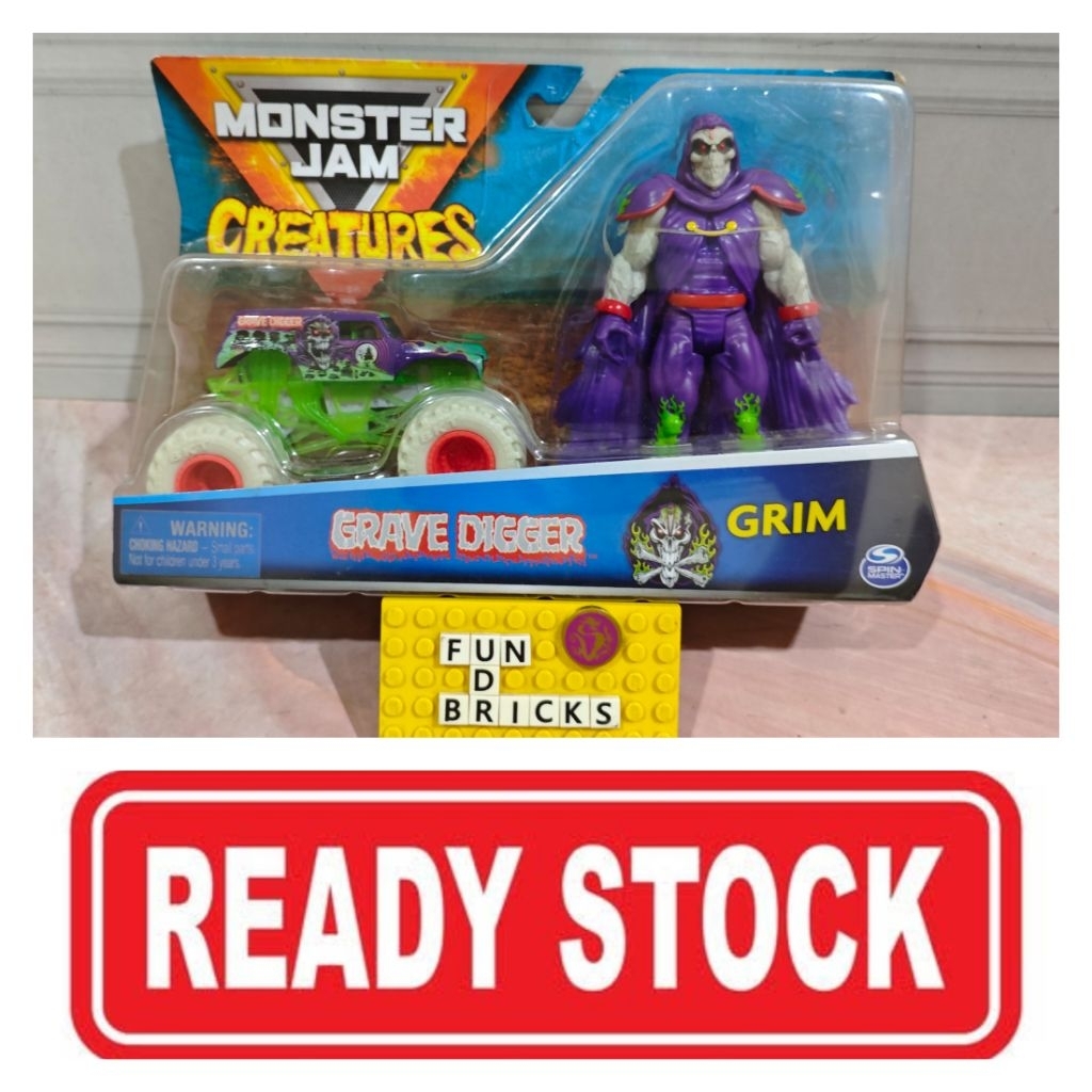 Monster jam Grave Digger & Grim