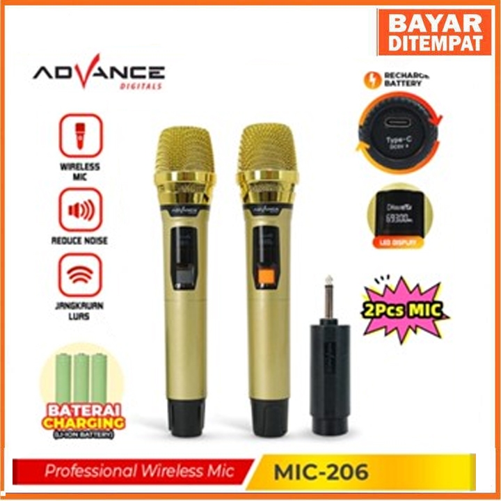 Advance MIC 206 Mic Wireless MIC 206 MIC206 microphone