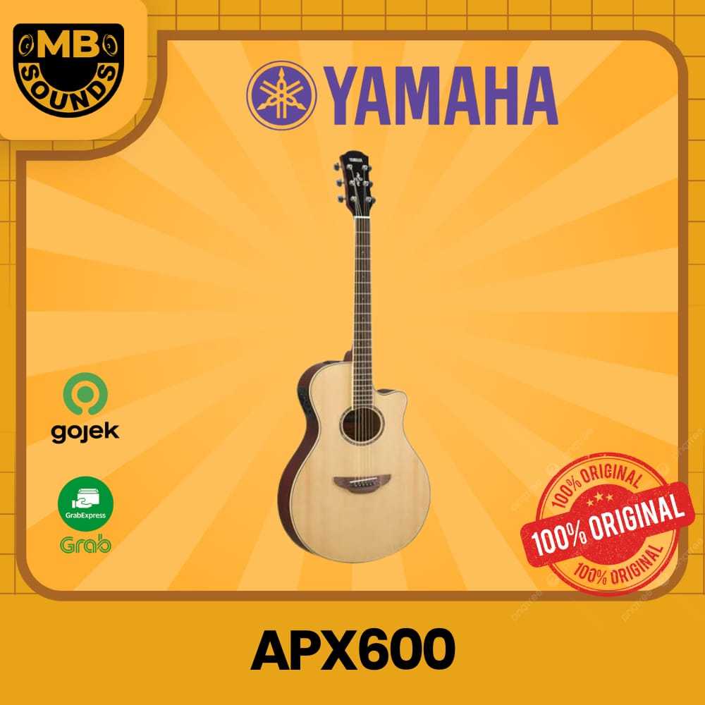 YAMAHA APX 600 / APX600 / APX-600 Gitar Akustik Elektrik ORIGINAL