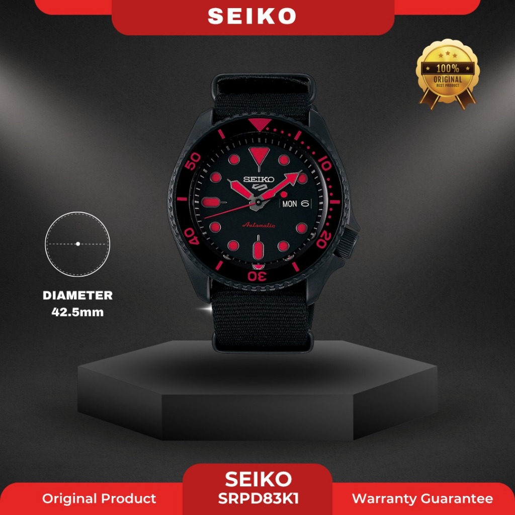 SEIKO SRPD83K1 PRIA ORIGINAL JAM TANGAN COWOK ARLOJI COWOK FASHION