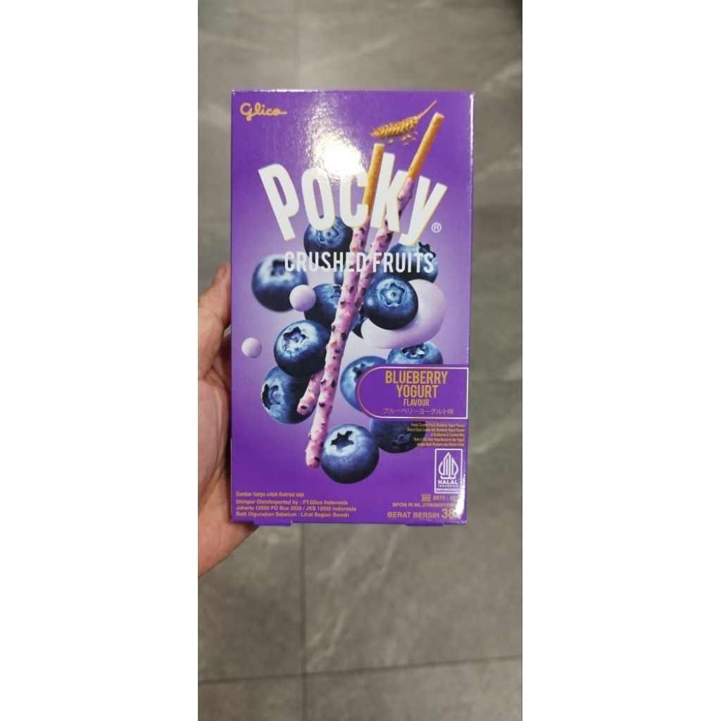 

Biskuit Pocky rasa Blueberry Yogurt