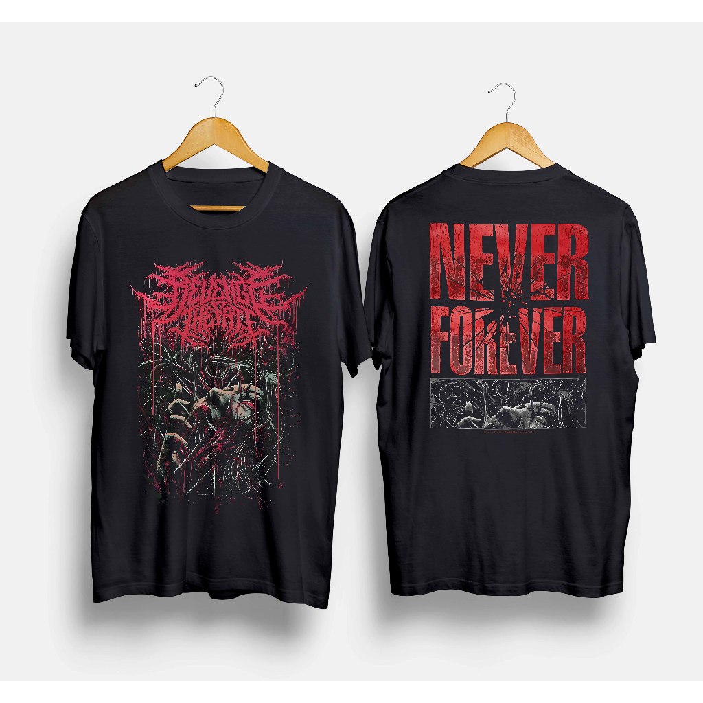 Tshirt Band REVENGE THE FATE - NEVER FOREVER / Kaos Musik Rock Metal