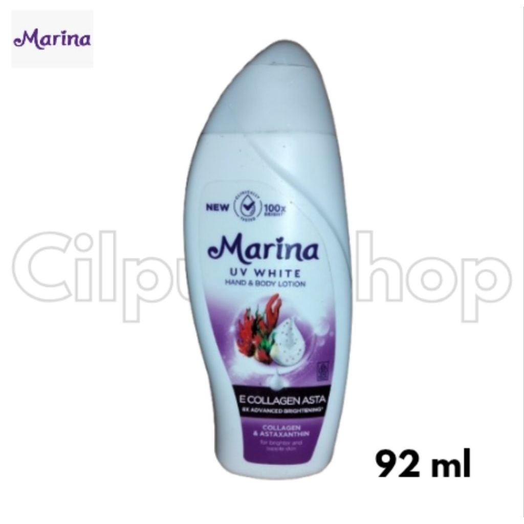 Marina UV White E Kolagen Asta Losion Tubuh E Collagen Asta