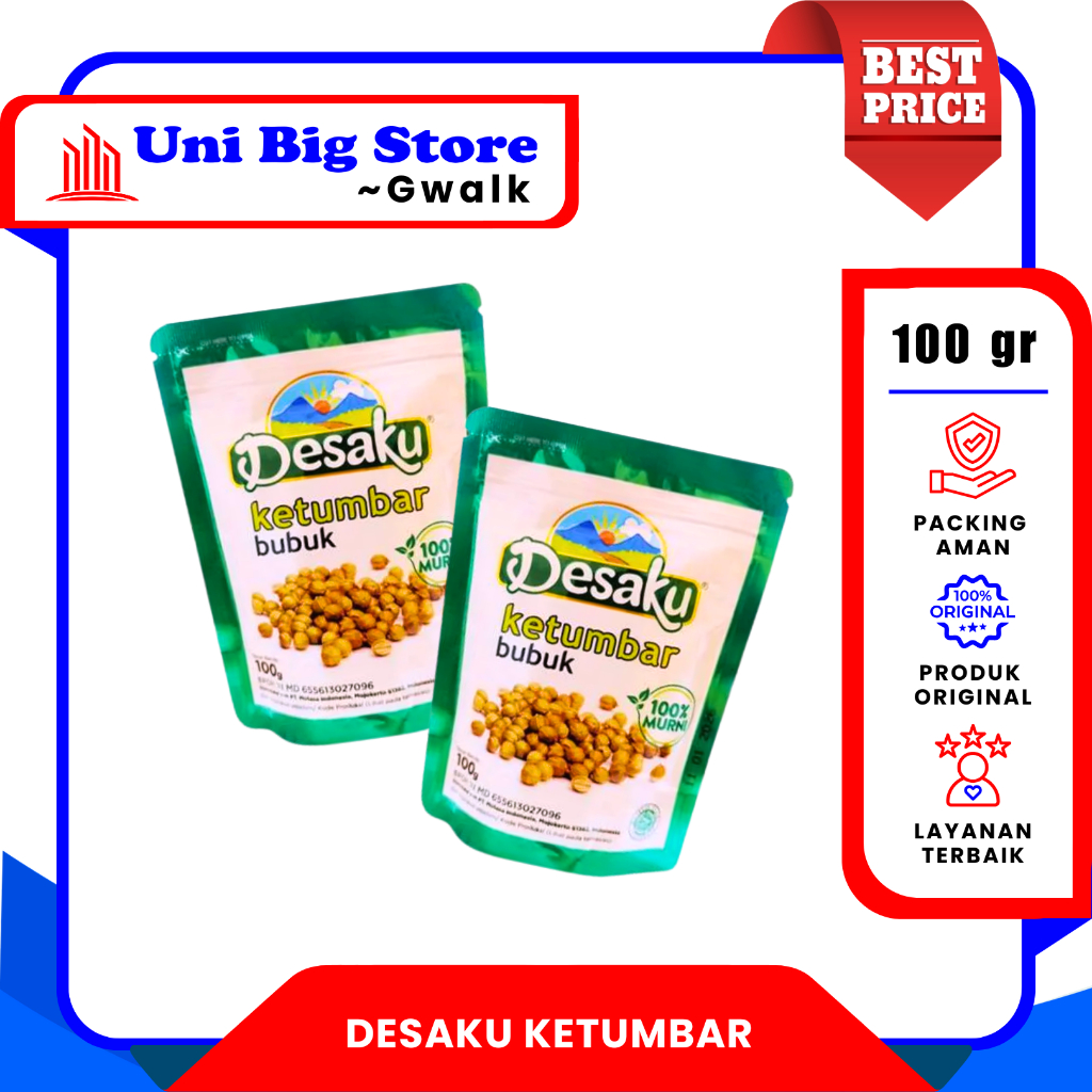 

DESAKU BUBUK BUMBU KETUMBAR REMPAH INSTAN PREMIUM - 100 gr