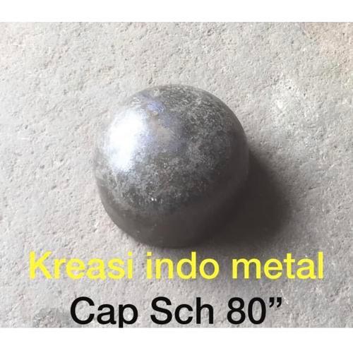 Cap / Dop Las 5 inch Sch 40 ( Besi ) / Tutup Pipa 5”