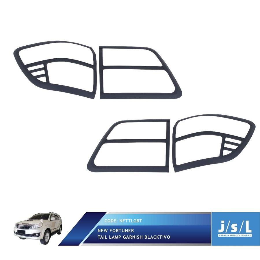 JSL Garnish Lampu Belakang Fortuner 2008 Tail Lamp Garnis Blacktivo
