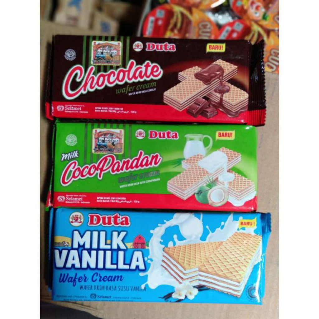 

Duta Wafer Cream Berlapis 125g