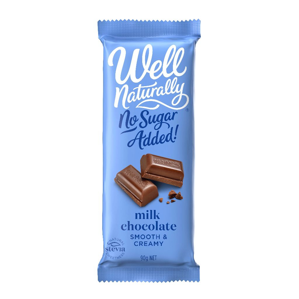 

Well Naturally Cokelat Tanpa Gula – Chocolate Sehat Premium | Sugar Free Chocolate | Milk Choc Creamy Milk 90g