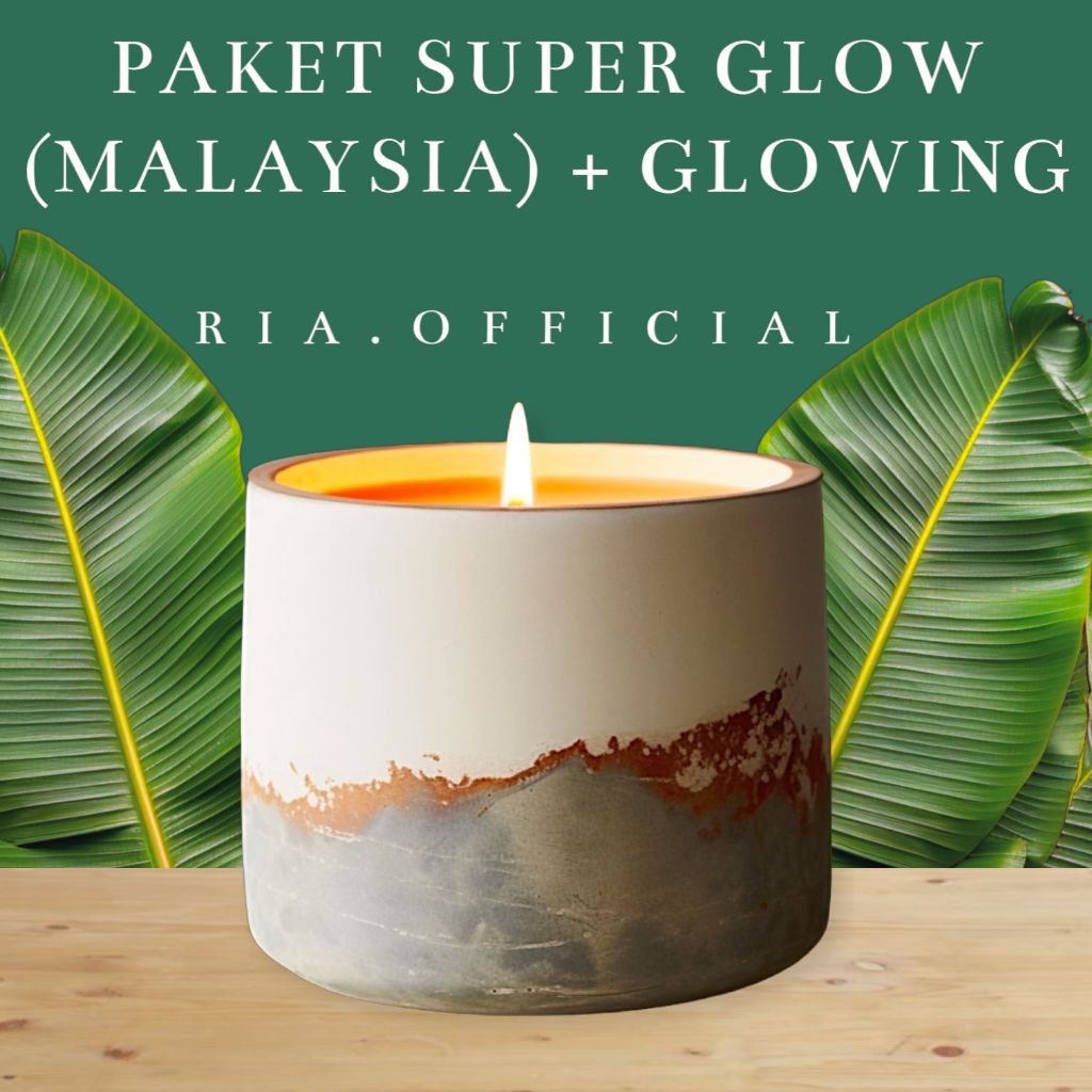 ❤RIA | PAKET SUPER GLOW (MALAYSIA) + SERUM GLOWING ORIGINAL