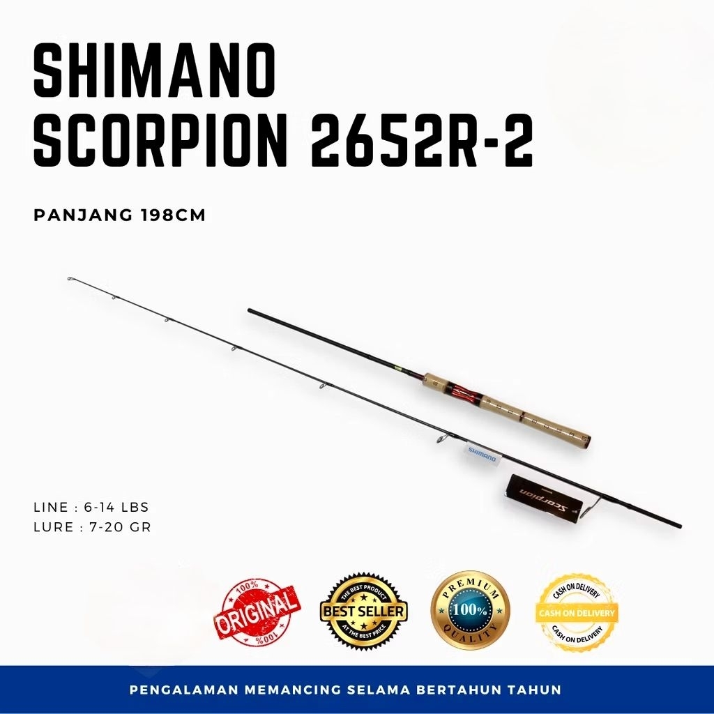 Joran Shimano Scorpion 2652R - 2 Spinning