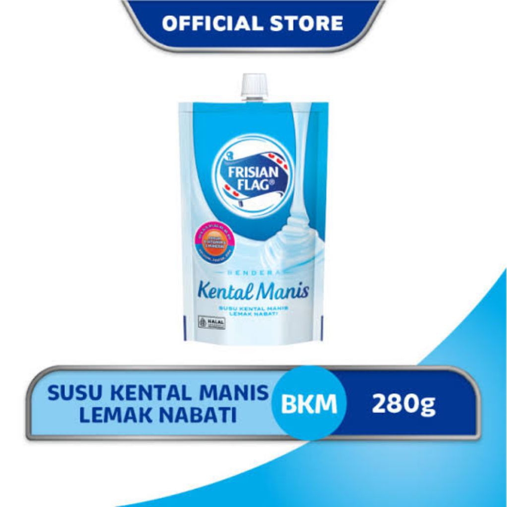 

Frisian Flag Susu Bendera Kental Manis 280 gr Pouch