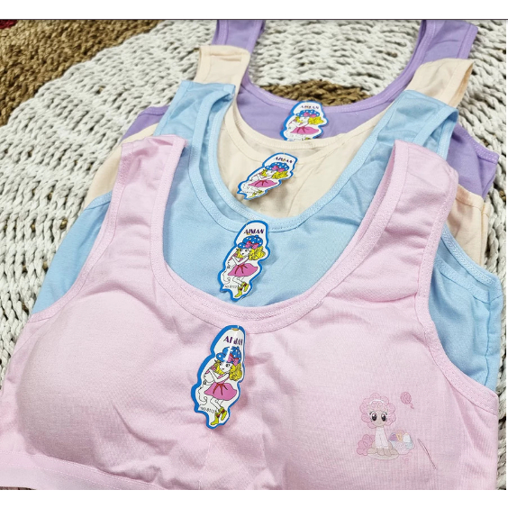 Miniset Remaja Anak SD SMP / Busa Lepas Pasang / Bh Anak Perempuan Katun