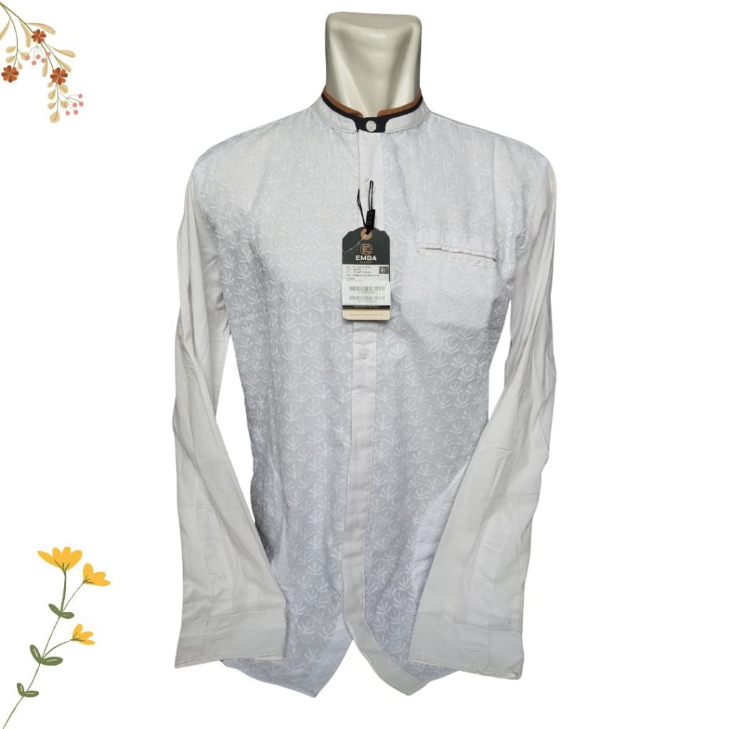 Kemeja Koko Lengan Panjang Emba Original