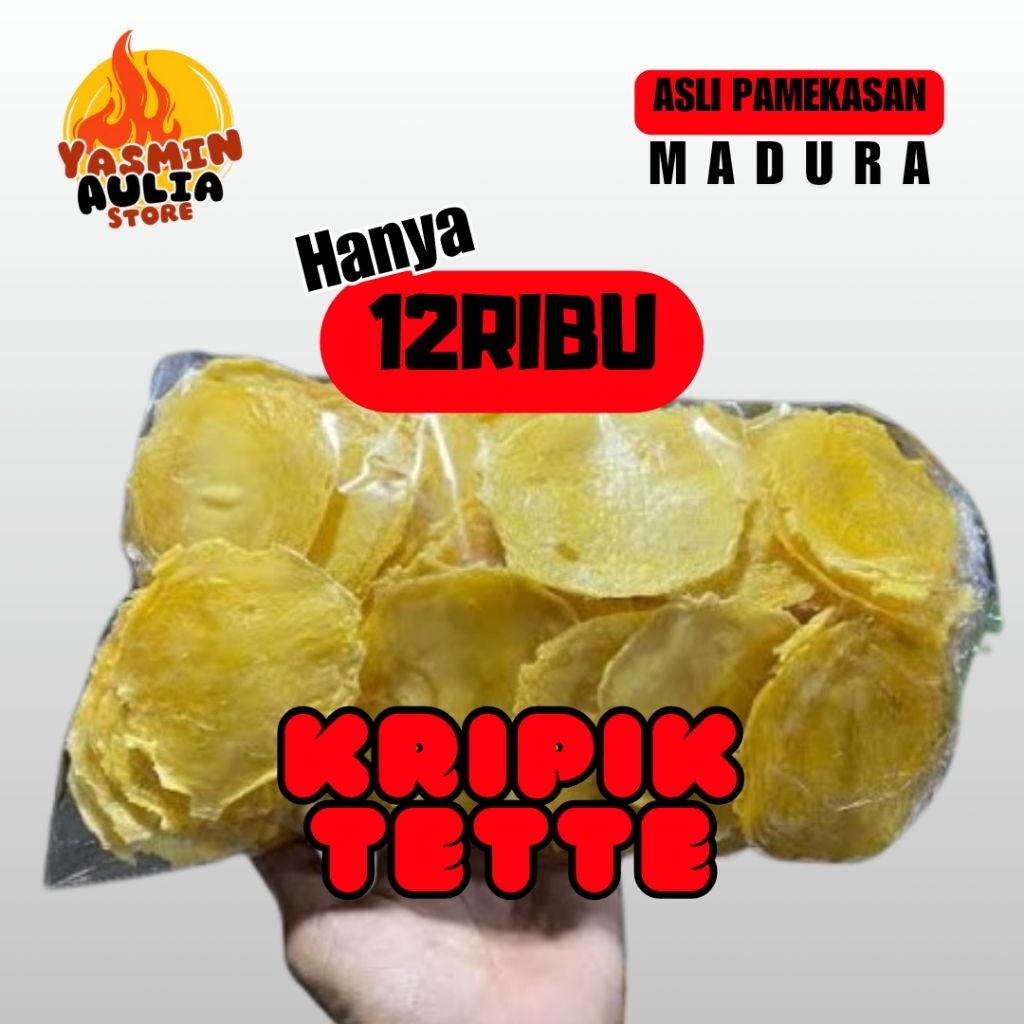 

KRIPIK TETTE (SINGKONG) BULAT KHAS PAMEKASAN MADURA