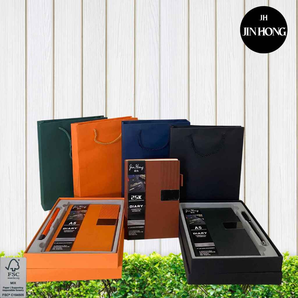 

[KHUSUS GROSIR] PAKET USAHA Notebook A5 Buku Agenda Notepad Diary isi 20-40 pcs KODE LH006