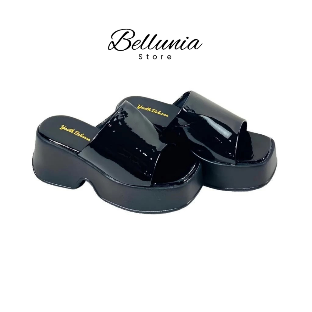 Sandal Wedges Slop 7cm – Jelly Karet Import Balance 2401-G1