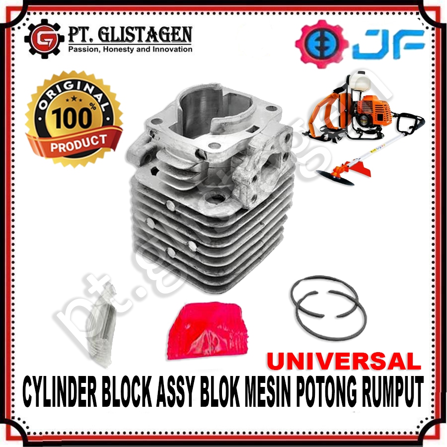 JF Blok Mesin Potong Rumput Cylinder Mesin Potong Rumput Block Assy Mesin Potong Rumput Gear Box 328