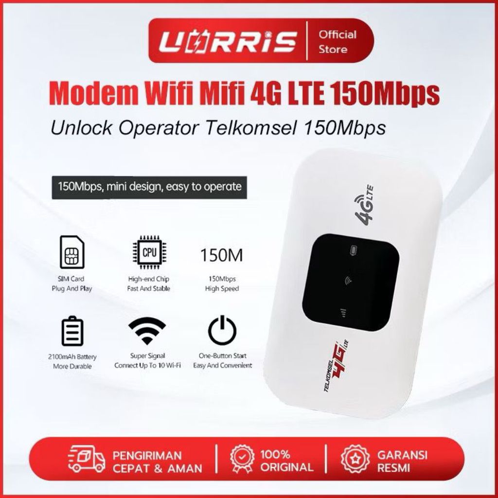 MODEM WIFI MIFI 4G LTE 150Mbps/MODEM WIFI 4G PORTABEL PRAKTIS/MODEM TRAVELING 4G/MODEM MIFI WIFI 4G 