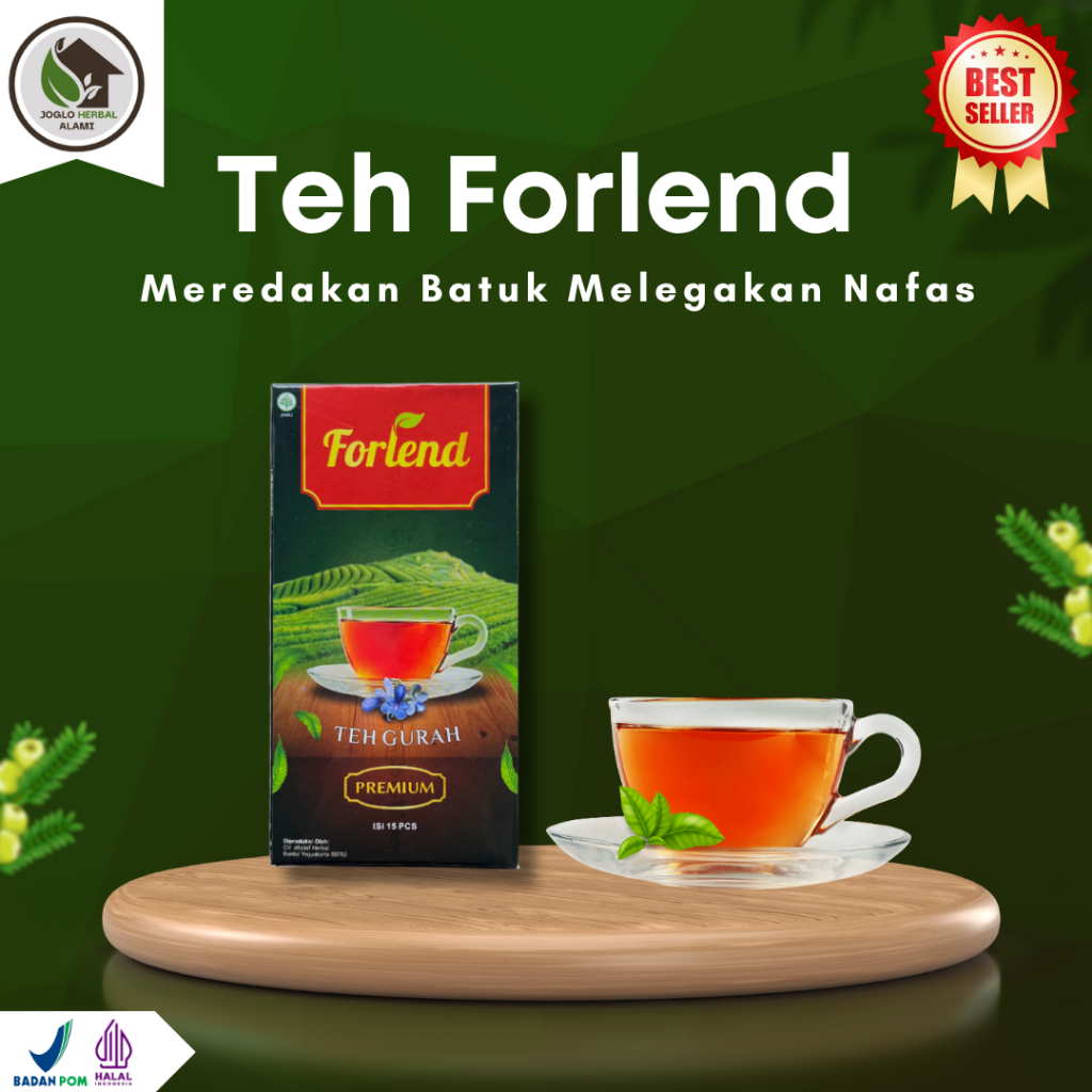 

FORLEND- Teh Herbal untuk atasi Dahak, Batuk ,sinusitis,dan asma , 100% alami sudah Halal dan BPOM