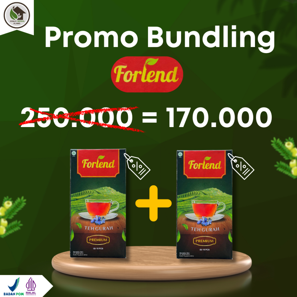 

FORLEND- Bundling 2 Box Teh Gurah untuk Atasi Pilek Asma Hidung Tersumbat & Sinusitis - BPOM & Halal