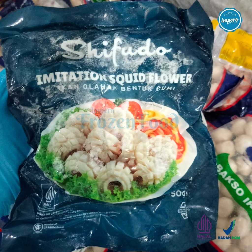 

Shifudo Squid Flower Cumi 500 gr Halal