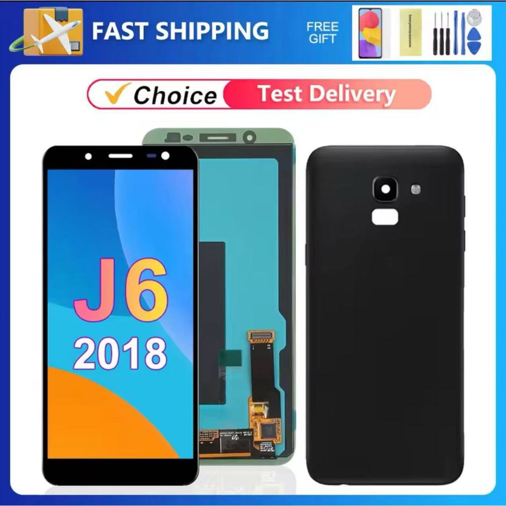 Original For Samsung 5.6''Tested For J600 J600F J600G J600L LCD Display Touch Screen Digitizer Assem