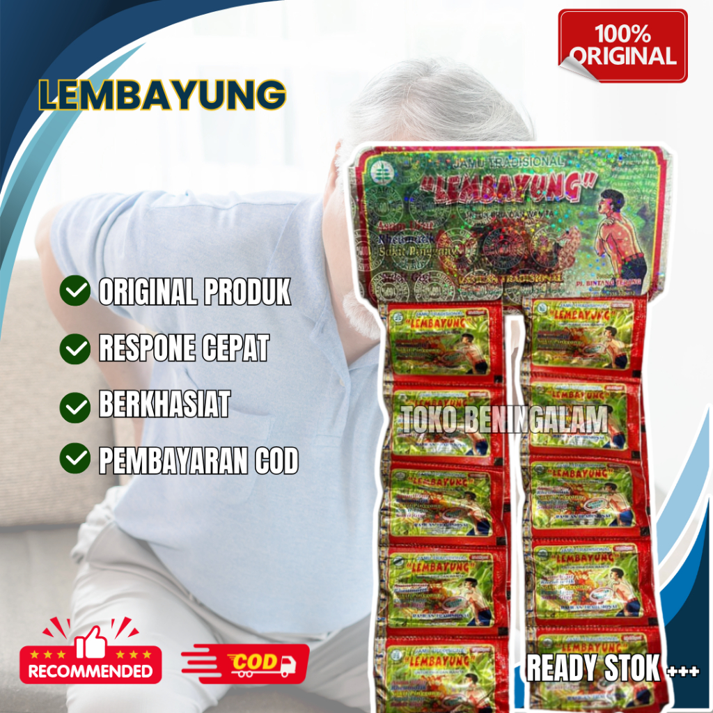 

Lembayung Kapsul Renceng Original 20 Sachet Obat Pegal Linu Asam Urat