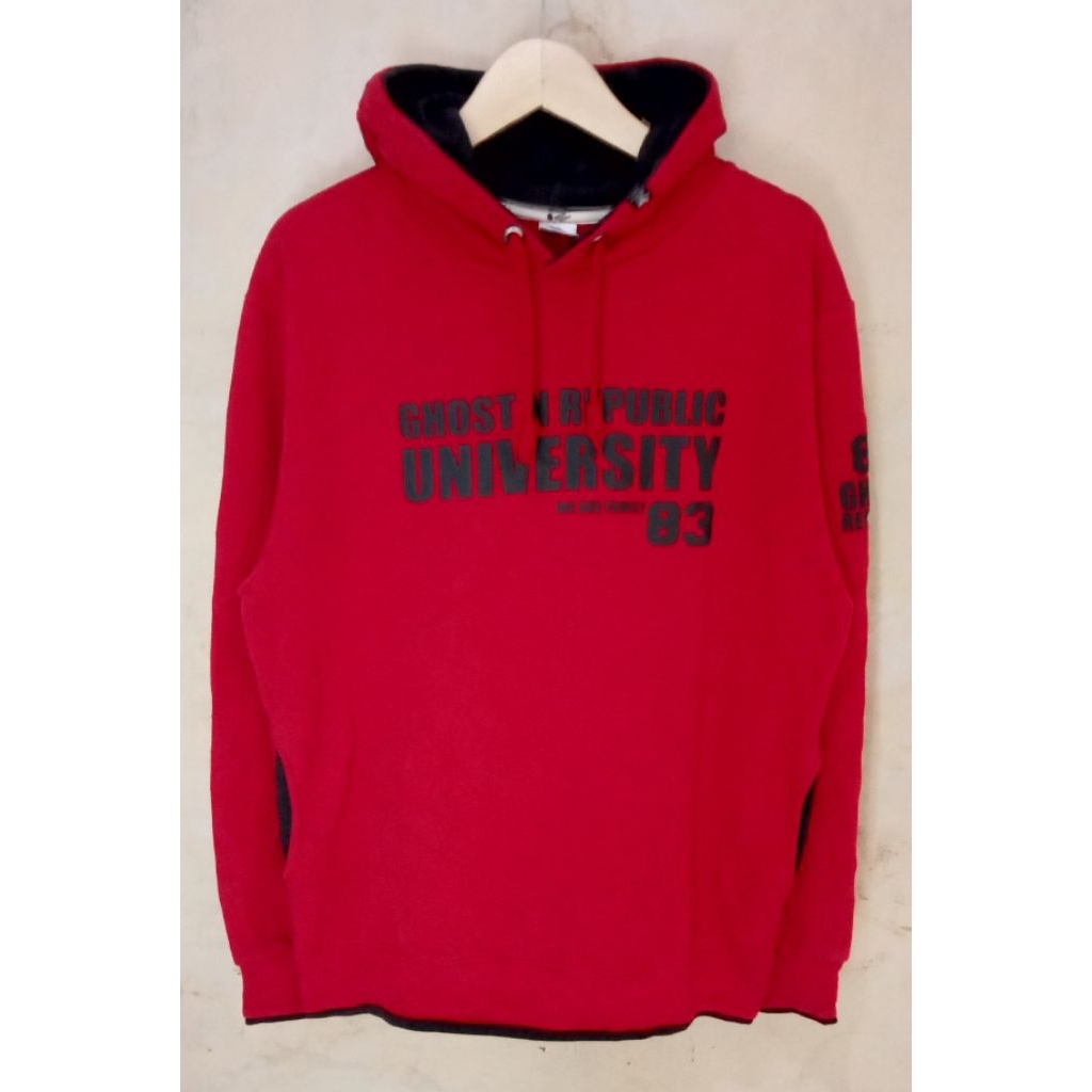 Hoodie GHOST REPUBLIC merah