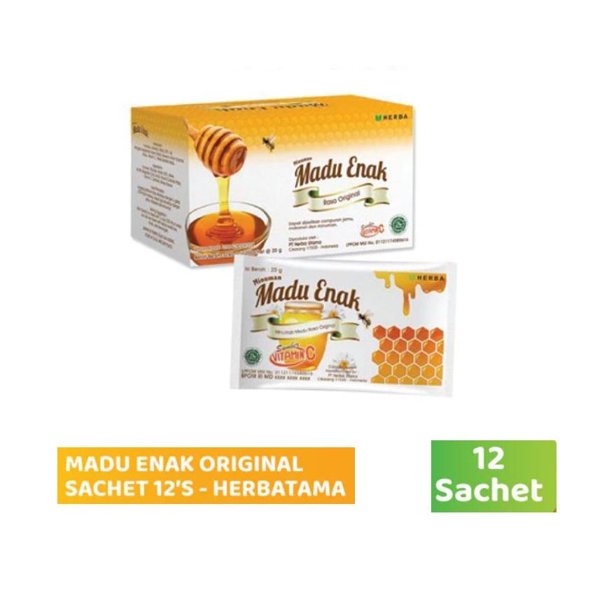 

Madu Enak Original Menjaga Stamina Tubuh Isi 12 Sachet