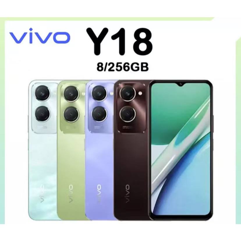 HP Vivo Y18 RAM 8/256GB 4G Baru SPaylater Smartphone LET 50MP+8MP 6.56Inch Dual SIM