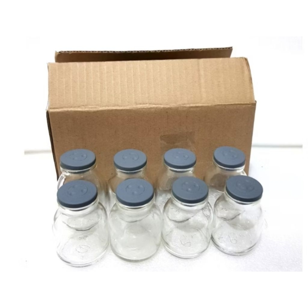 BOTOL KACA 50 ML FREE PACKING KARDUS