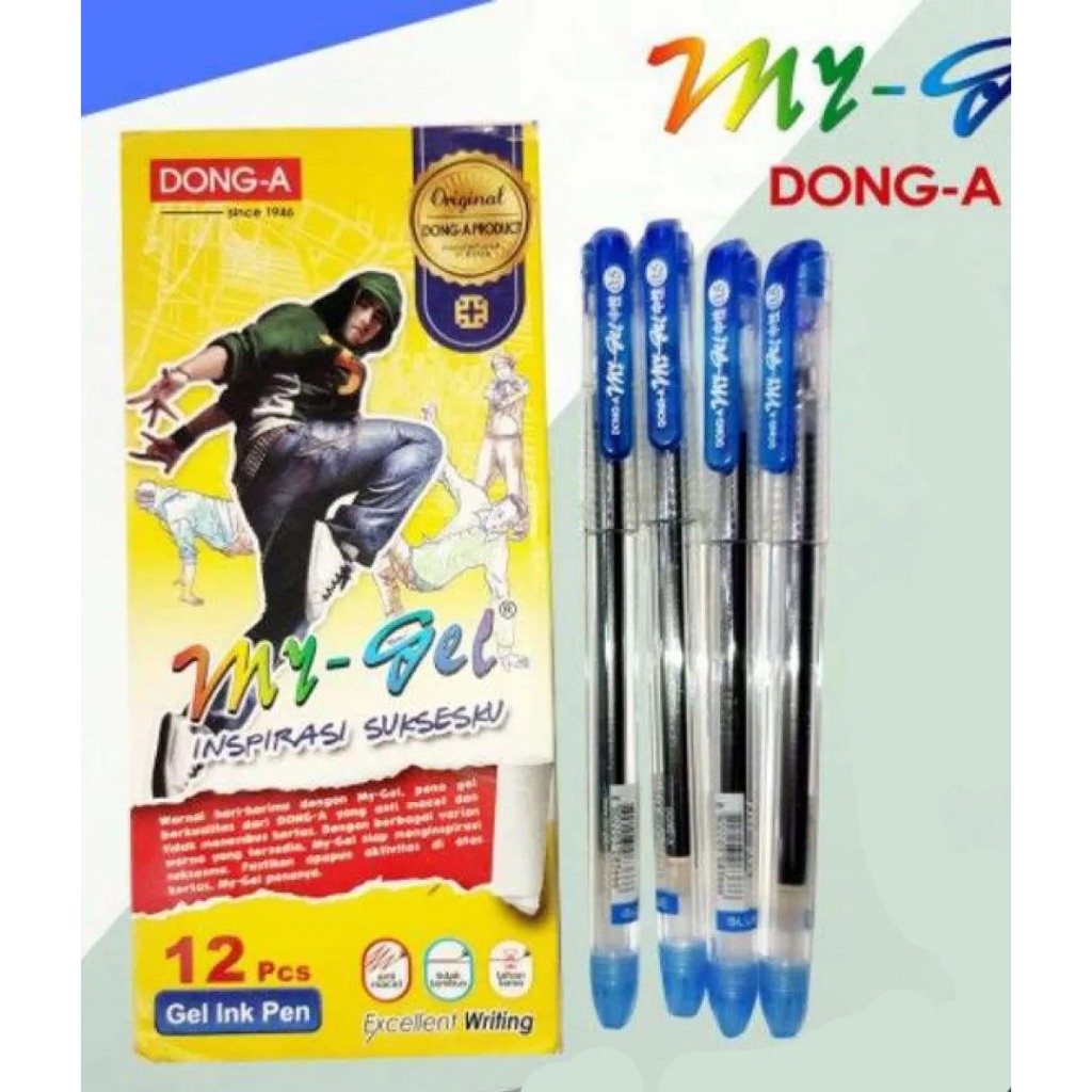 

PULPEN MY GEL DONG-A 0.5MM / PEN MY GEL DONG-A 0.5 MM / BIRU