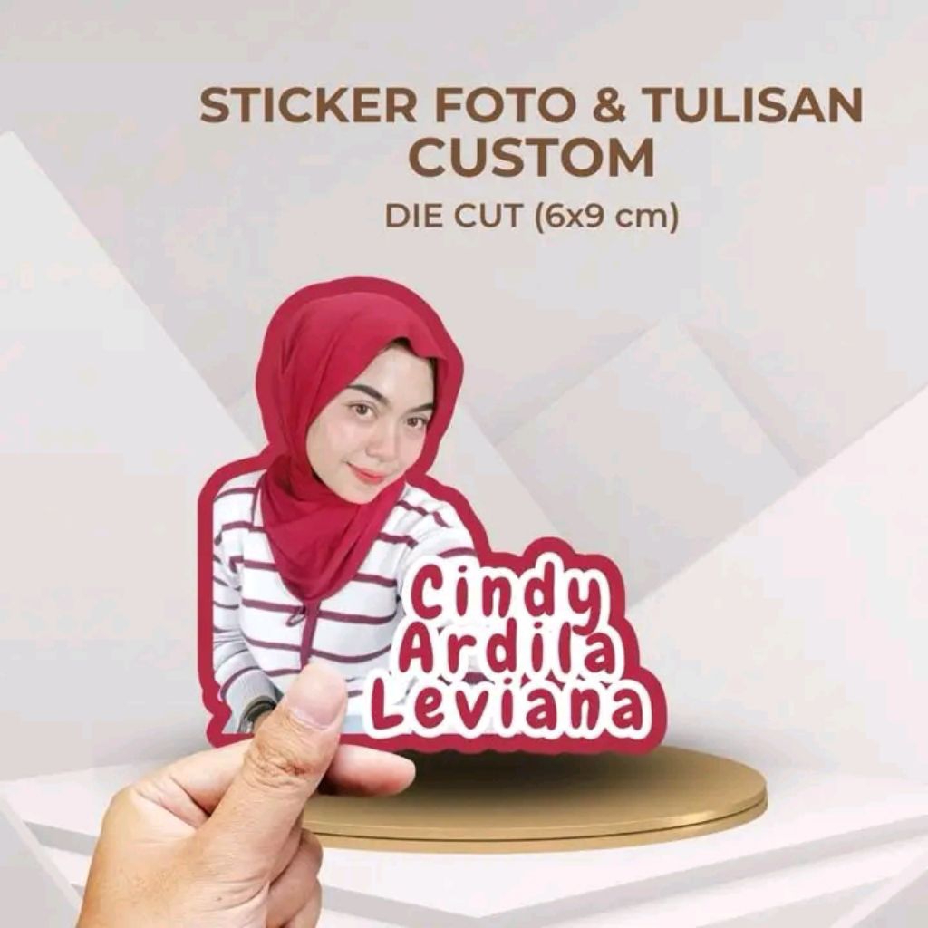 

STICKER CUSTUME FOTO+NAMA