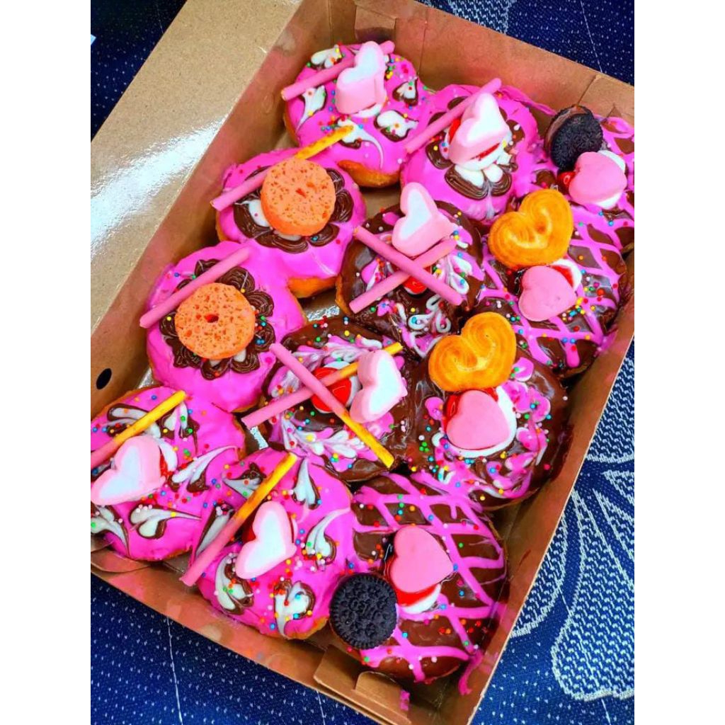

Donat Topping ukr sedang isi 12pcs