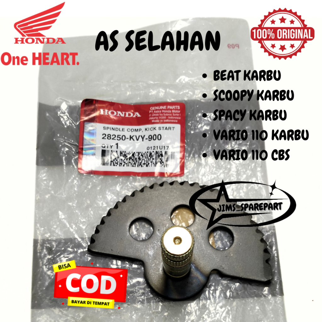 AS SLAHAN KICK STATER GIGI SELAH KAMPAK HONDA KVY BEAT KARBU SCOOPY KARBU SPACY KARBU VARIO 110 KARB