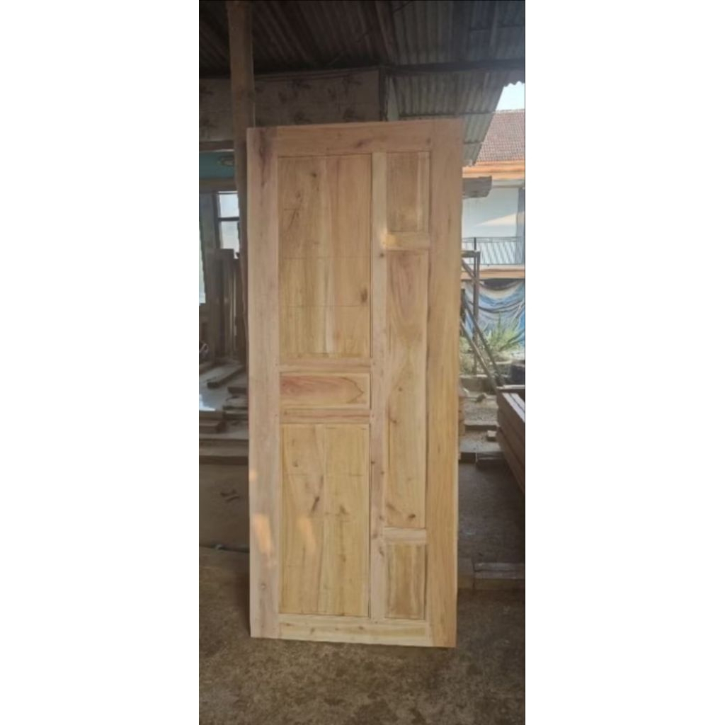 pintu minimalis kayu mahoni