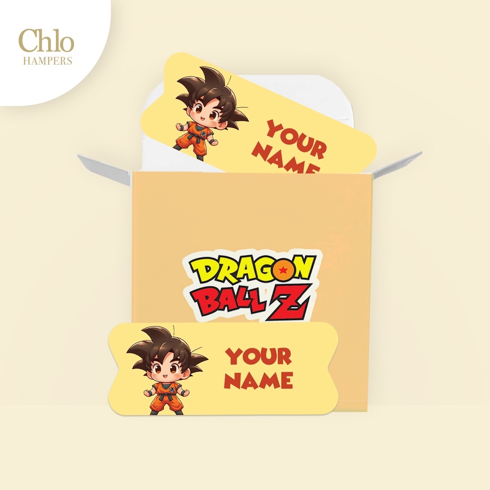 

Stiker Nama Custom Waterproof Dragon Ball ( son goku )
