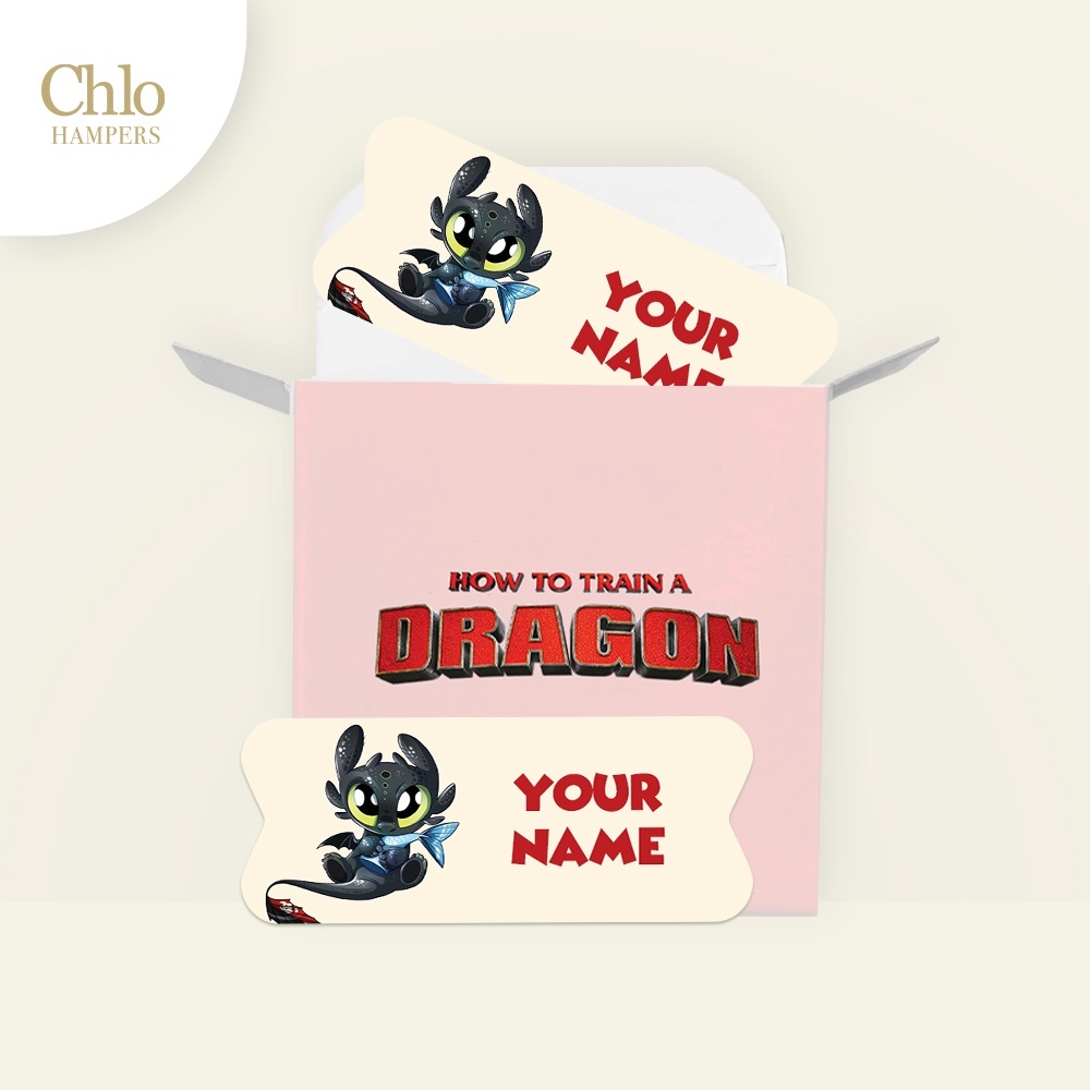 

Stiker Nama Custom Waterproof How To Train The Dragon ( Toothless )