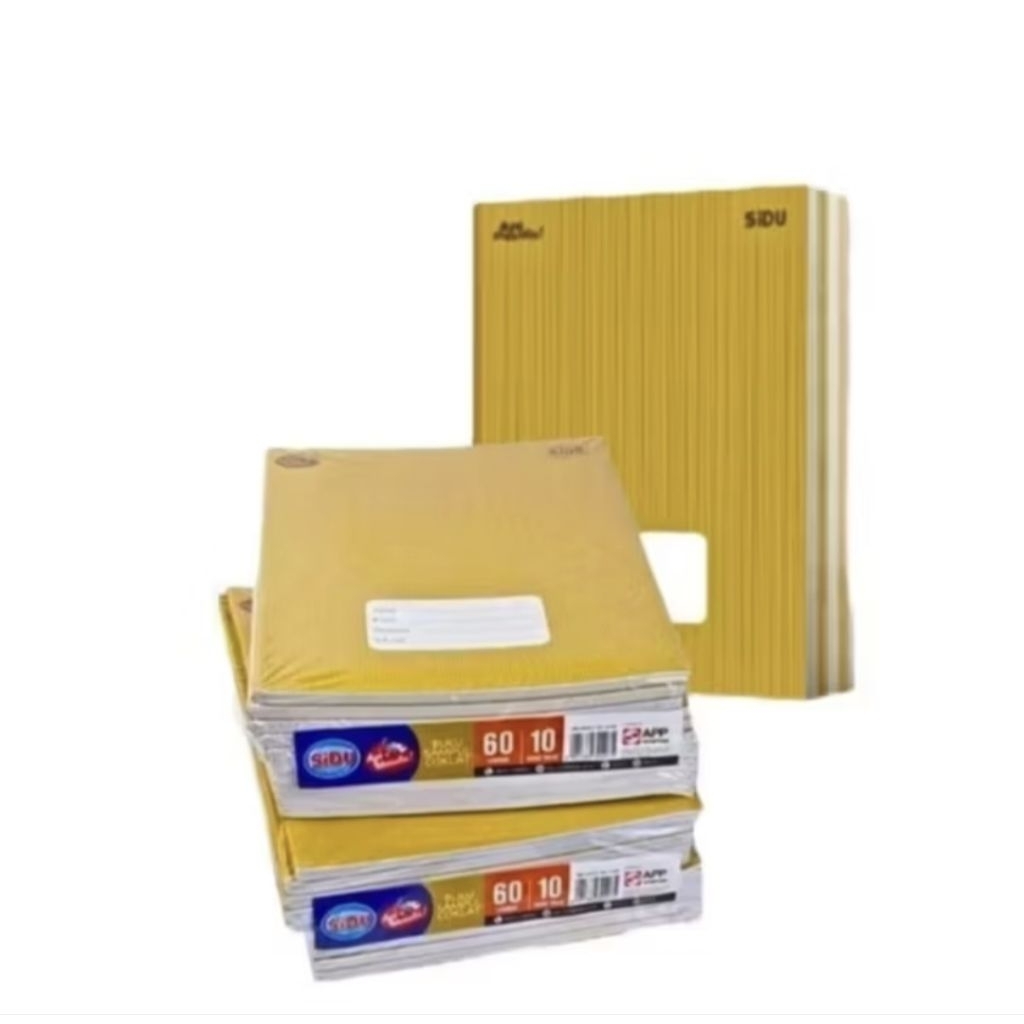 

Buku Tulis SiDU 60 lembar sampul coklat dan nama