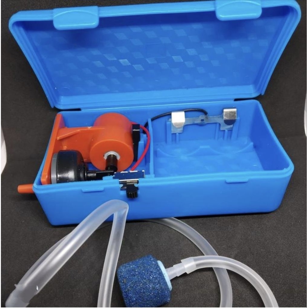 Pompa Udara Aerator Baterai Luckiness AR 111 Mesin Aerator Baterai