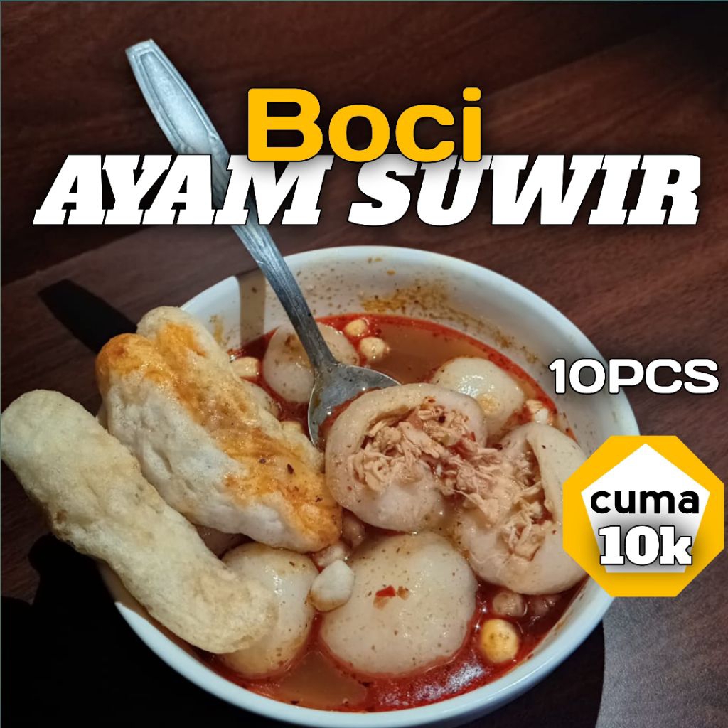 

BOCI JUMBO AYAM SUWIR PEDASMANIS isi 10