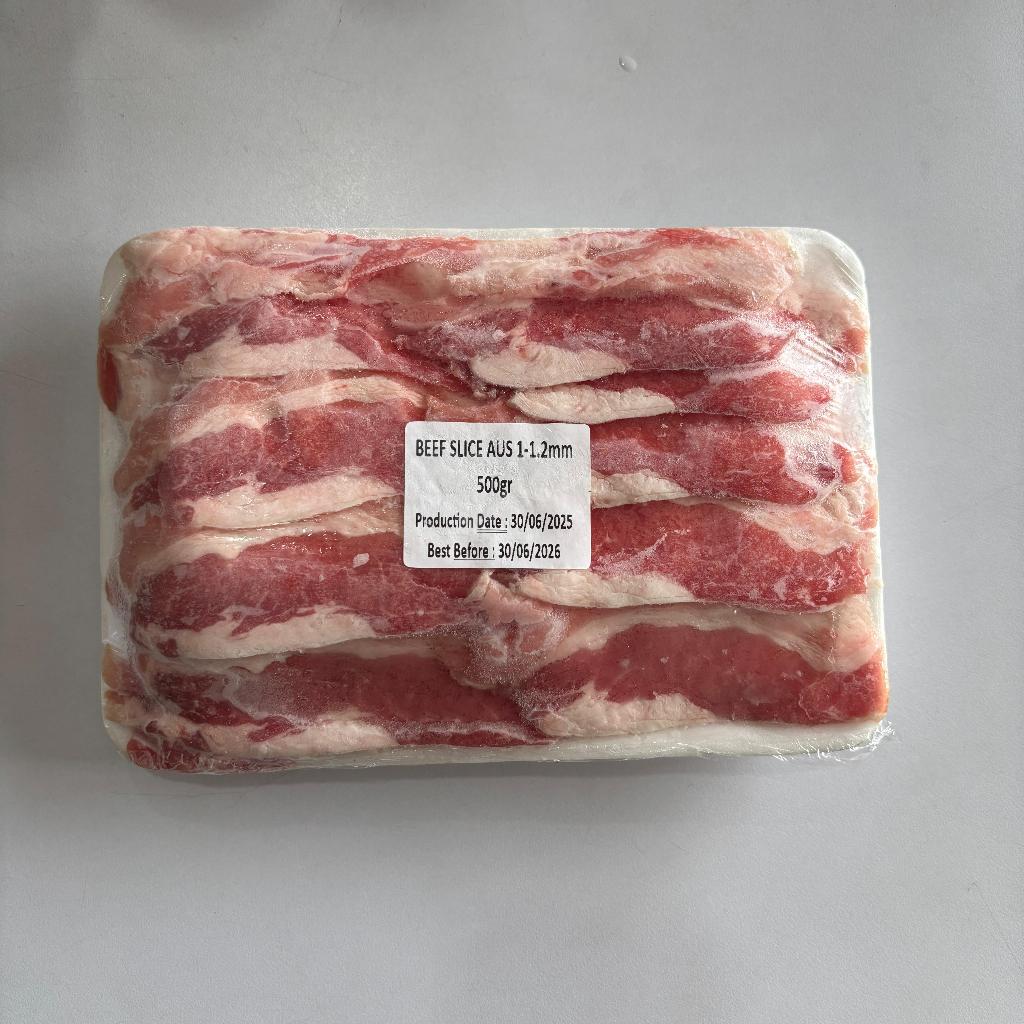 

AUS Beef Daging Slice 500 Gram HALAL / BBQ, Suki, Teriyaki, Yakiniku