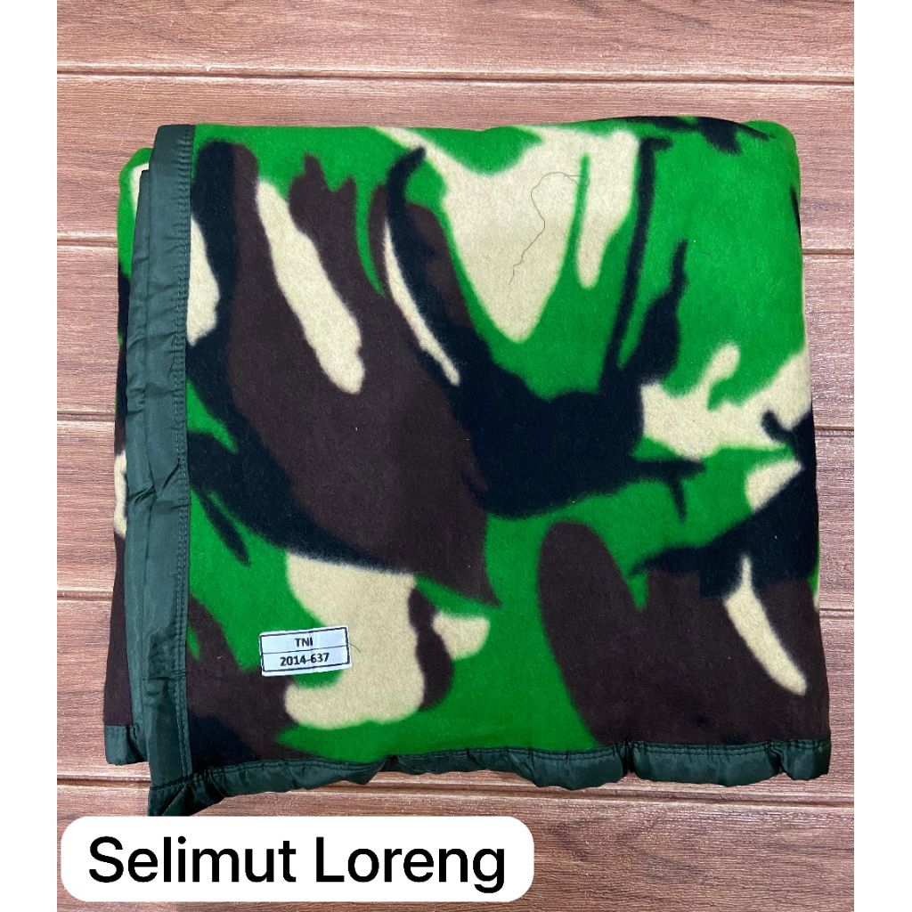 SELIMUT TNI JATAH LORENG|SELIMUTBIRU AKMIL | SELIMUT JATAH TNI HIJAU