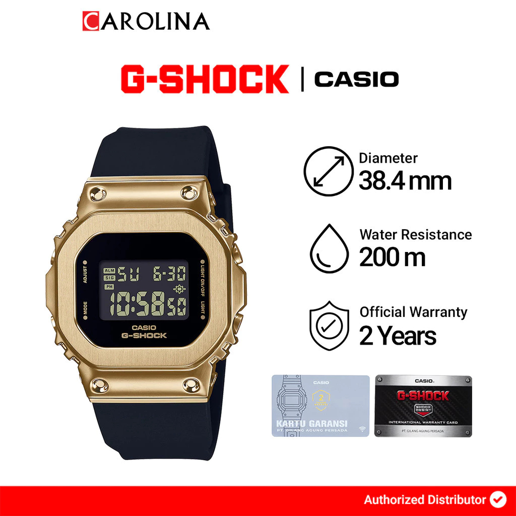 Jam Tangan Casio G-SHOCK GM-S5600GB-1D Wanita