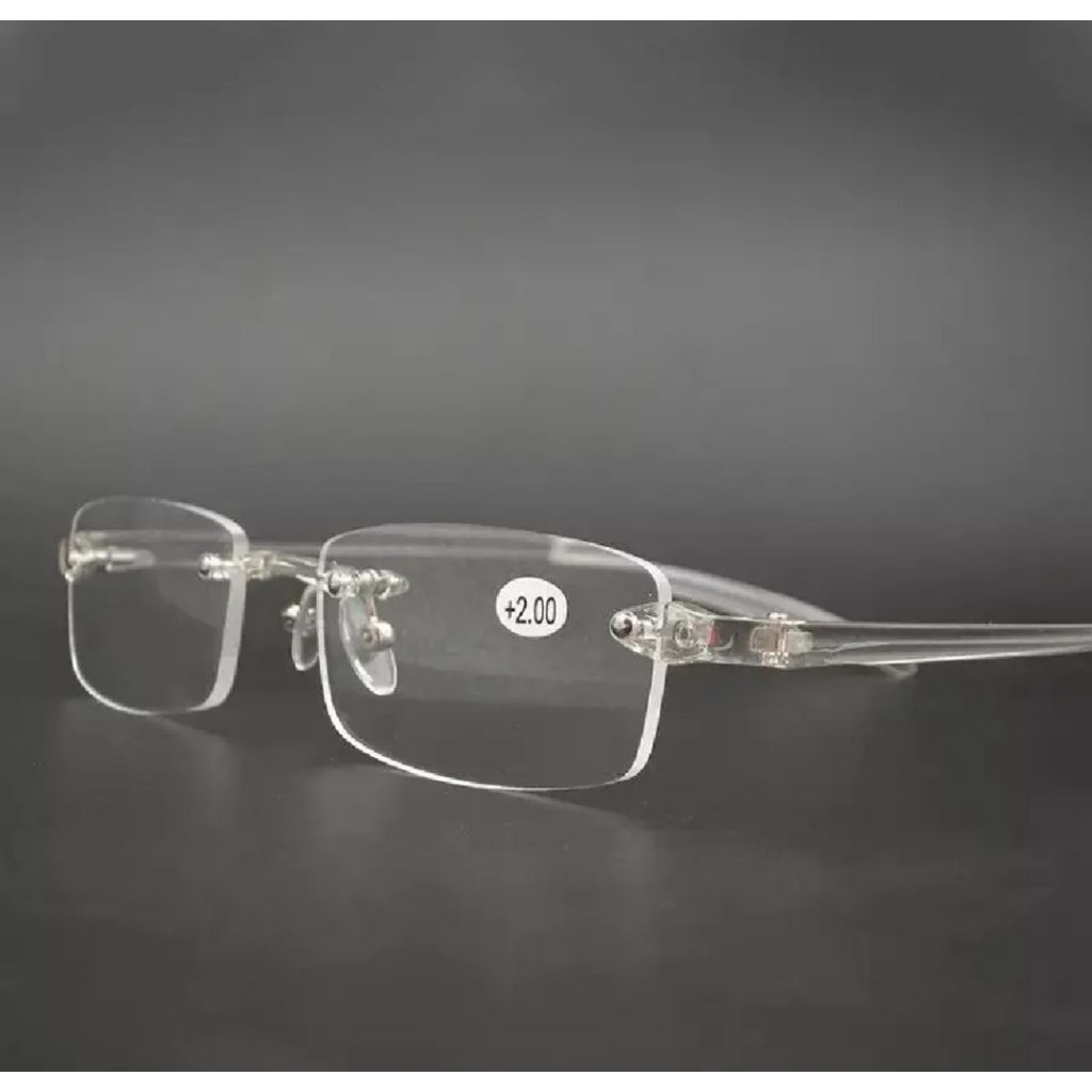 kacamata baca plus bor/kacamata plus gagang lentur pria/wanita