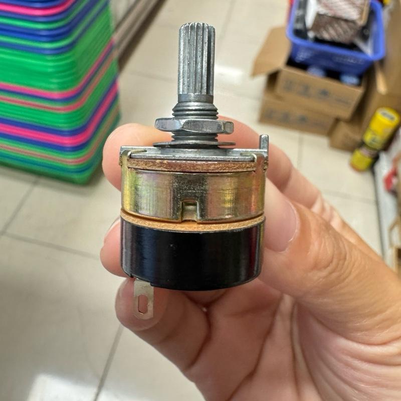 Potensio Dimmer Besar 3 pin B500k Drat Mono Kaki Panjang 3 Tekuk Dimer On Off