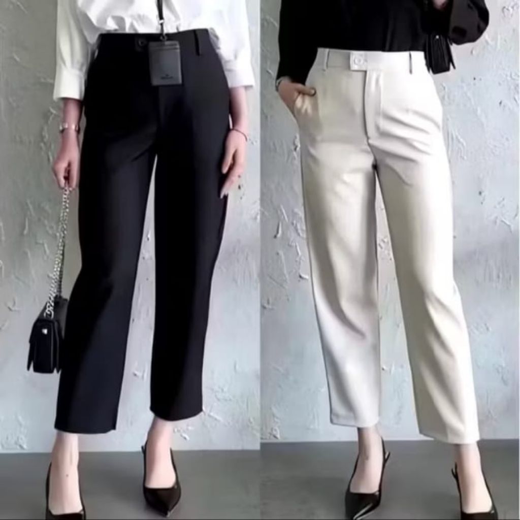 ALEXA PANTS/CELANA KERJA WANITA/CELANA KERJA KANTOR/KOREAN STYLE