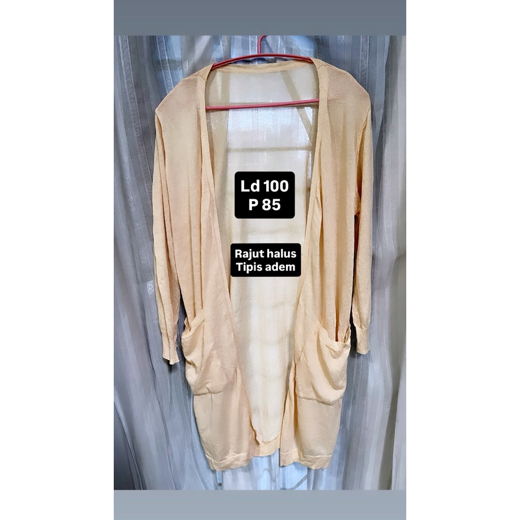 cardigan tunik wanita pl