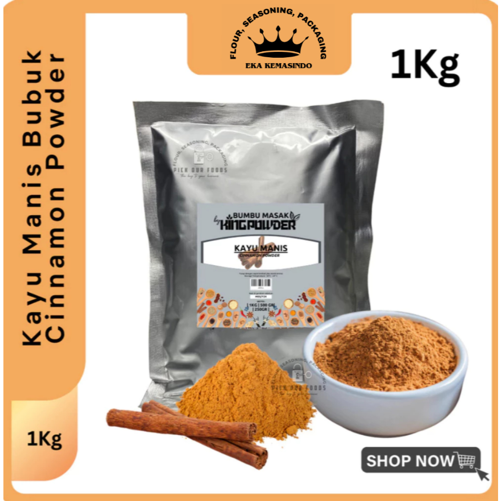 

Kayu Manis Bubuk 1 kg Murni / Pure Cinnamon Powder 500 gram / Kayu Manis Murni